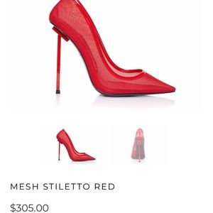 Brand new, super sexy fire red pumps!